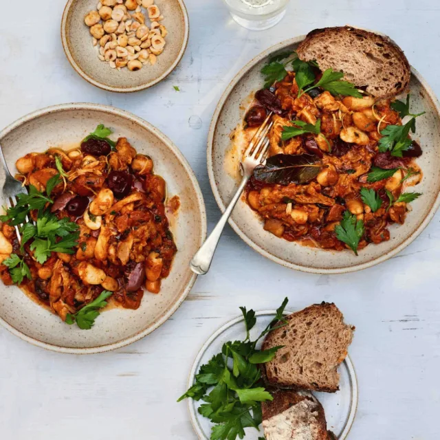 Spanish Chicken & Olives for Two