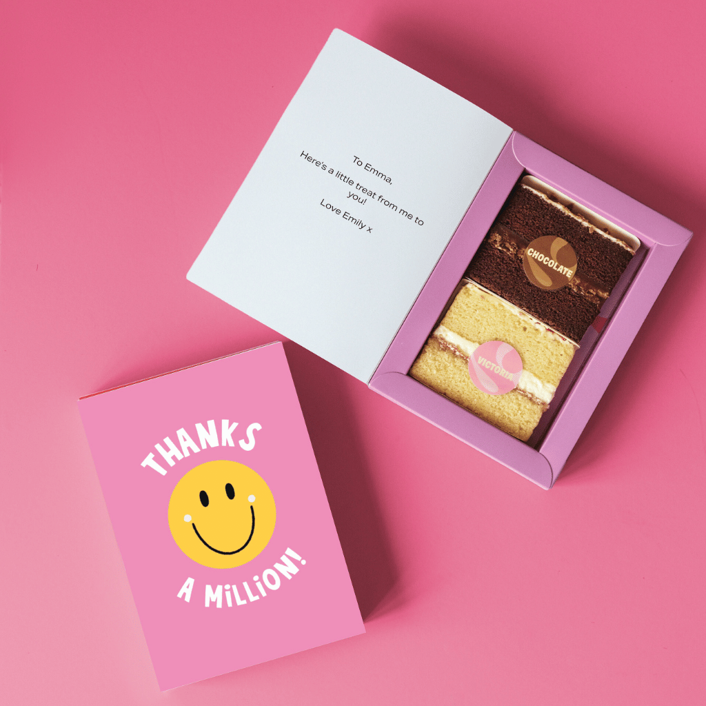 Thank you cake card Image 1