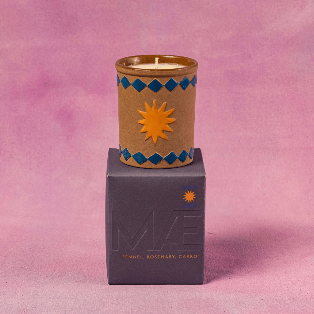 Thumbnail: Hand painted candle Image 7