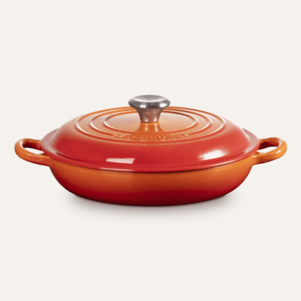 Thumbnail: Cast iron shallow casserole dish Image 5