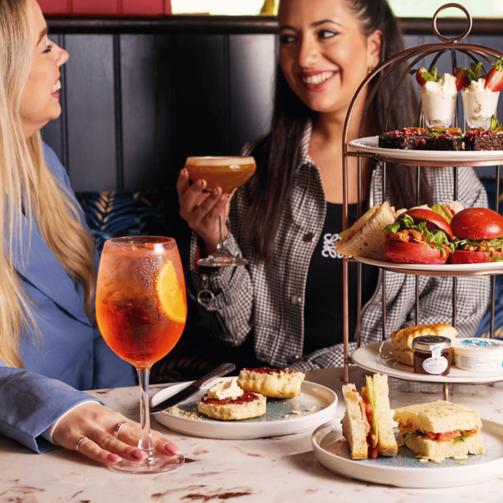 Thumbnail: Slug and Lettuce Afternoon Tea & Drink for Two Image 1