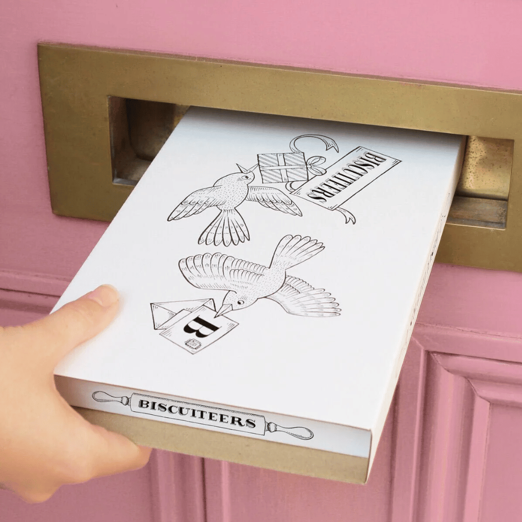 Thumbnail: Christmas stocking letterbox biscuit Image 3