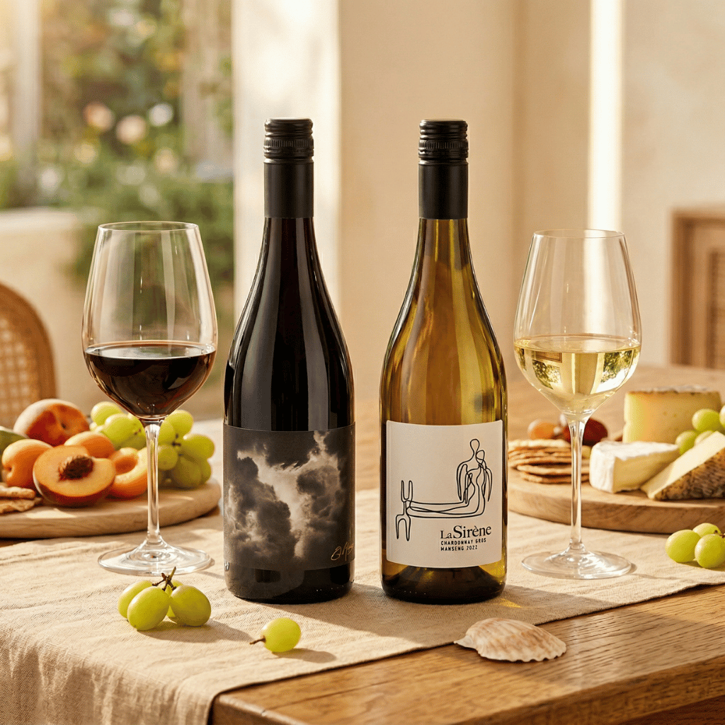 Thumbnail: 2 bottles of wine Image 1