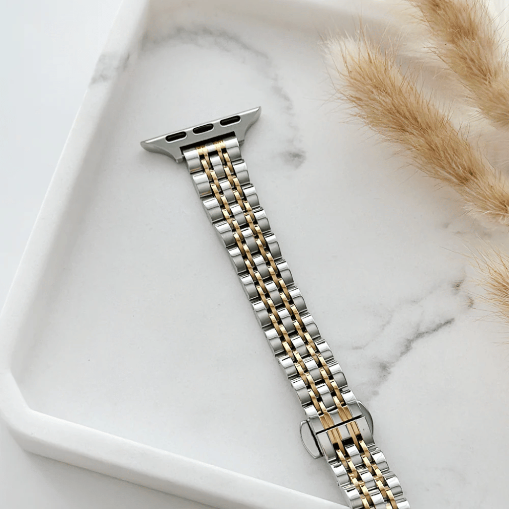 Thumbnail: Stainless steel Apple watch strap Image 8