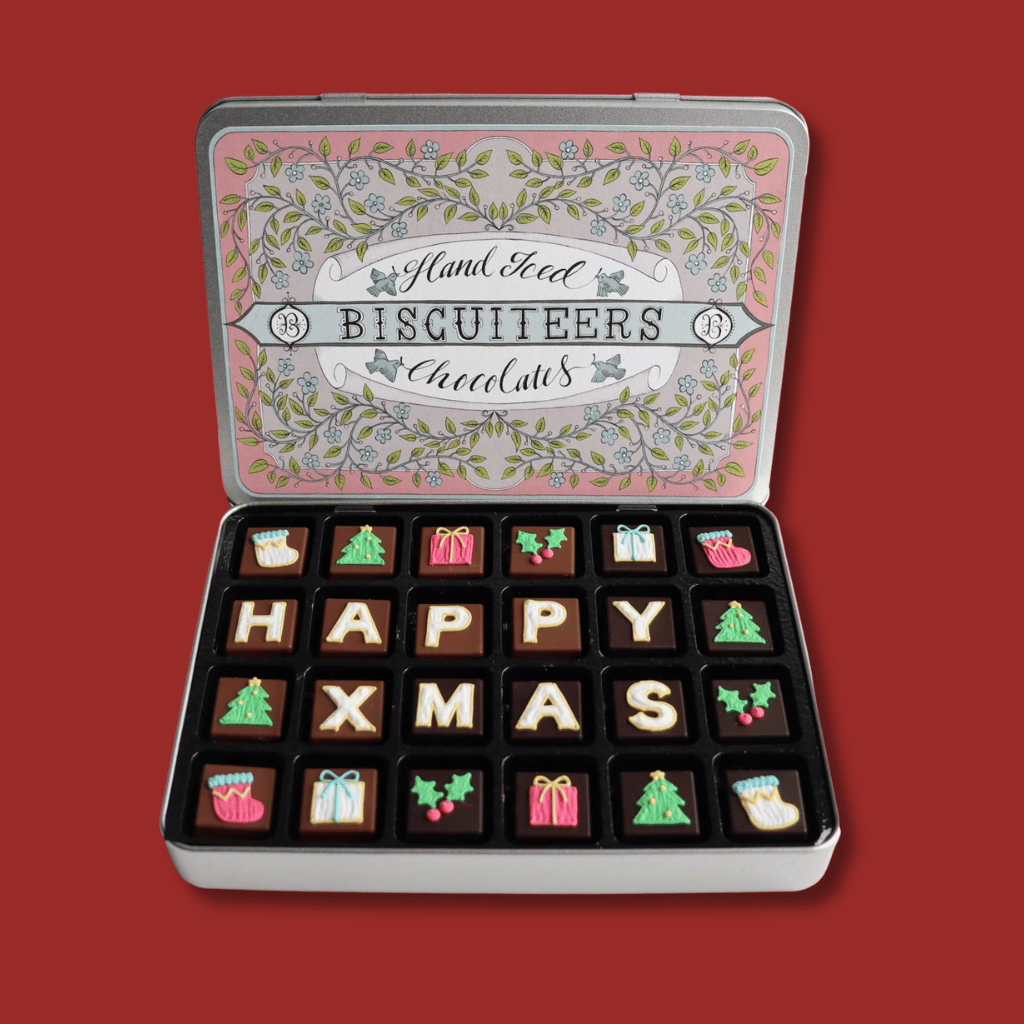 Thumbnail: Hand-iced assorted chocolate tin Image 2