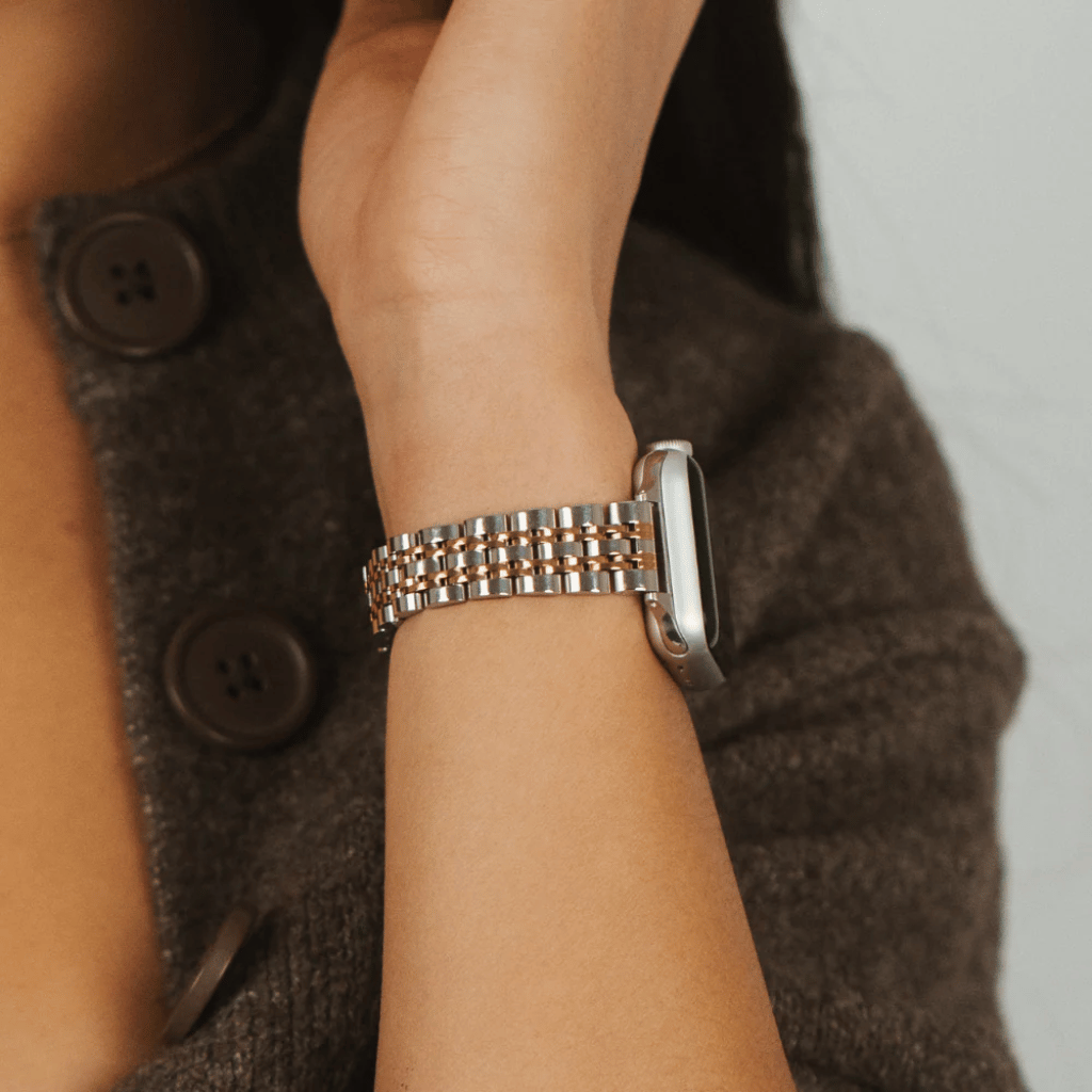 Thumbnail: Stainless steel Apple watch strap Image 6