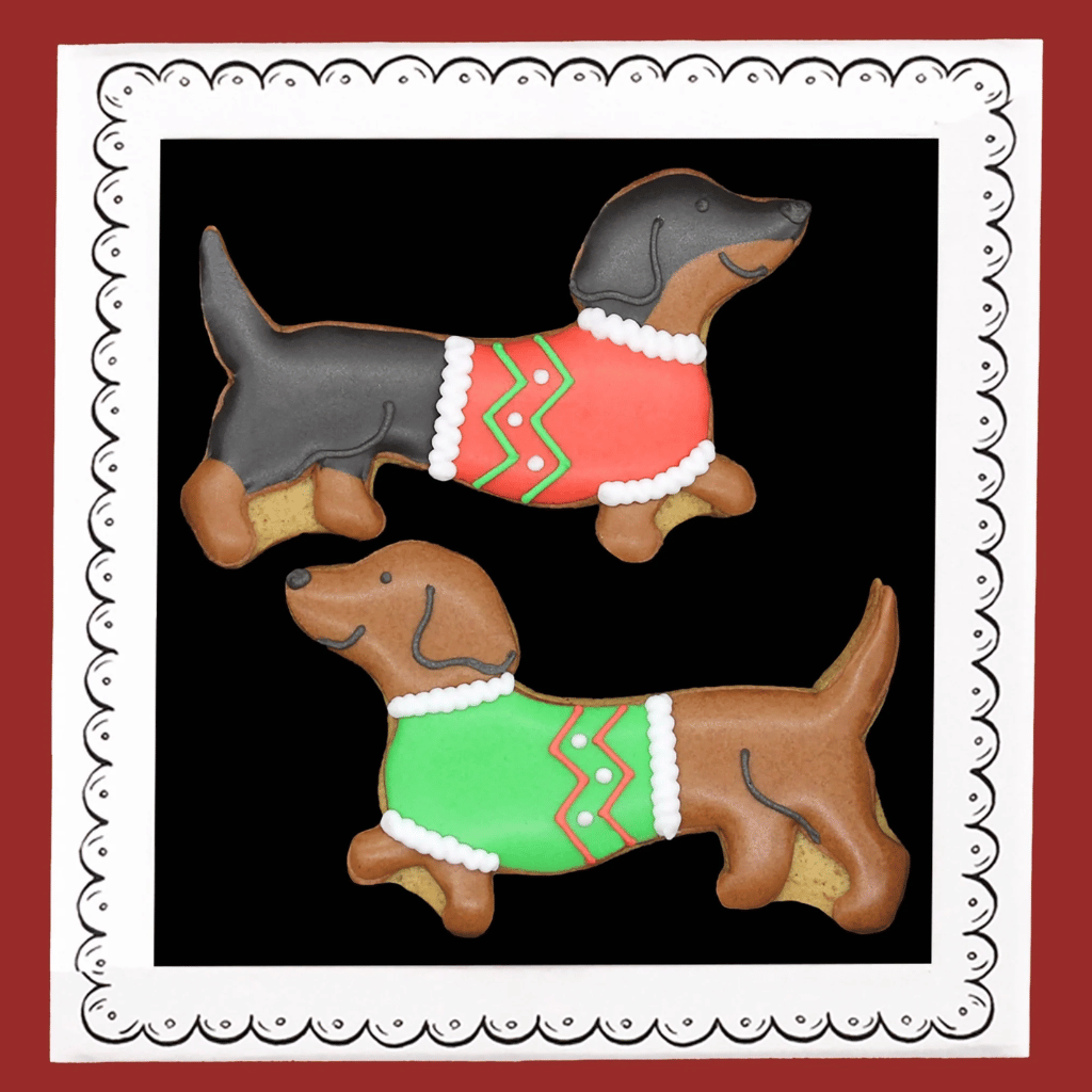 Thumbnail: Dachshund Christmas biscuits Image 2