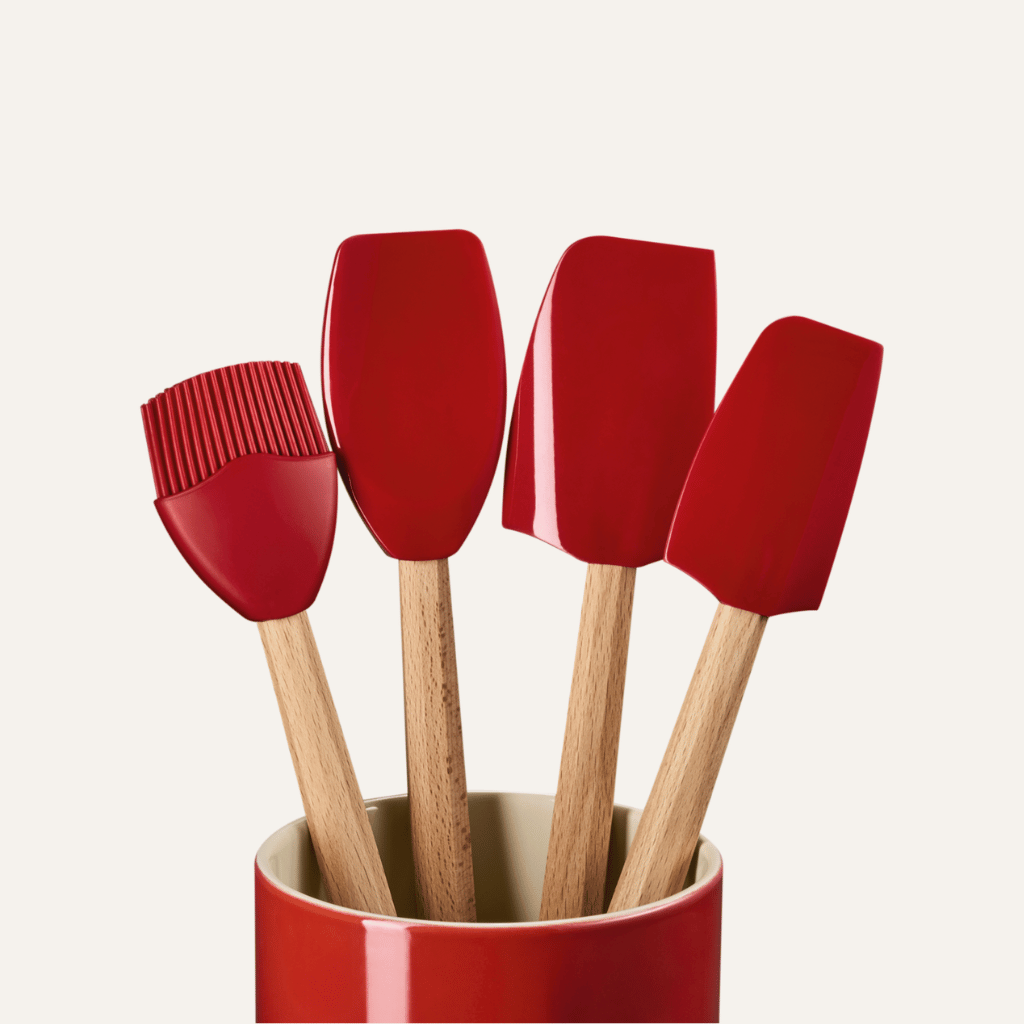 Thumbnail: Utensil set & stoneware jar Image 5