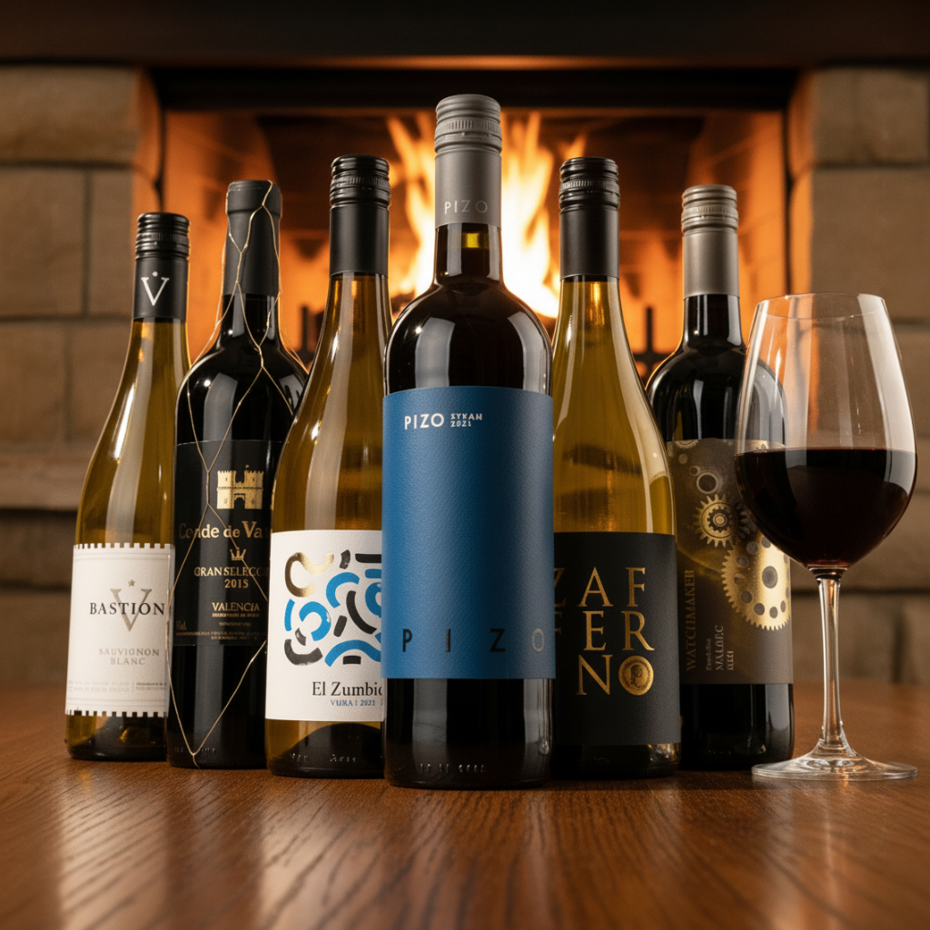 6 luxe bottles of wine Image 1