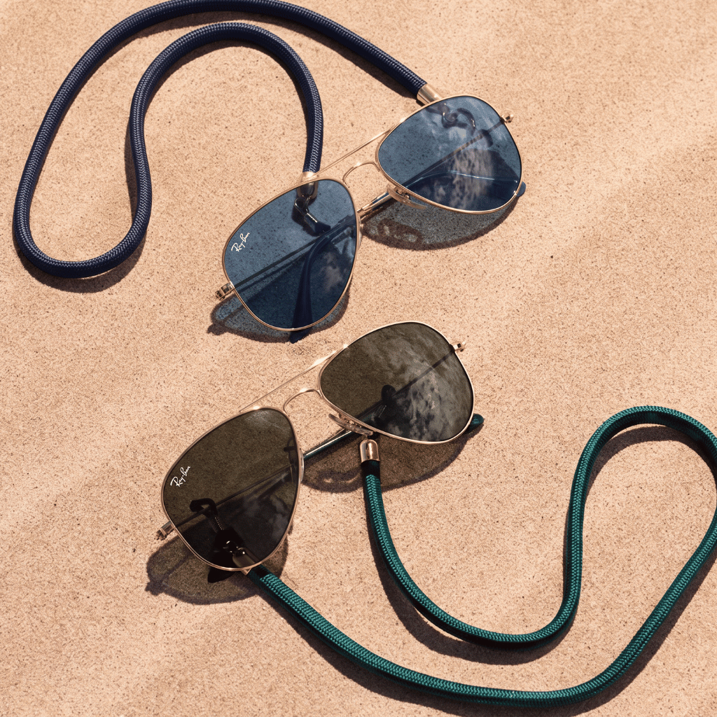 Thumbnail: Kids aviator sunglasses Image 1