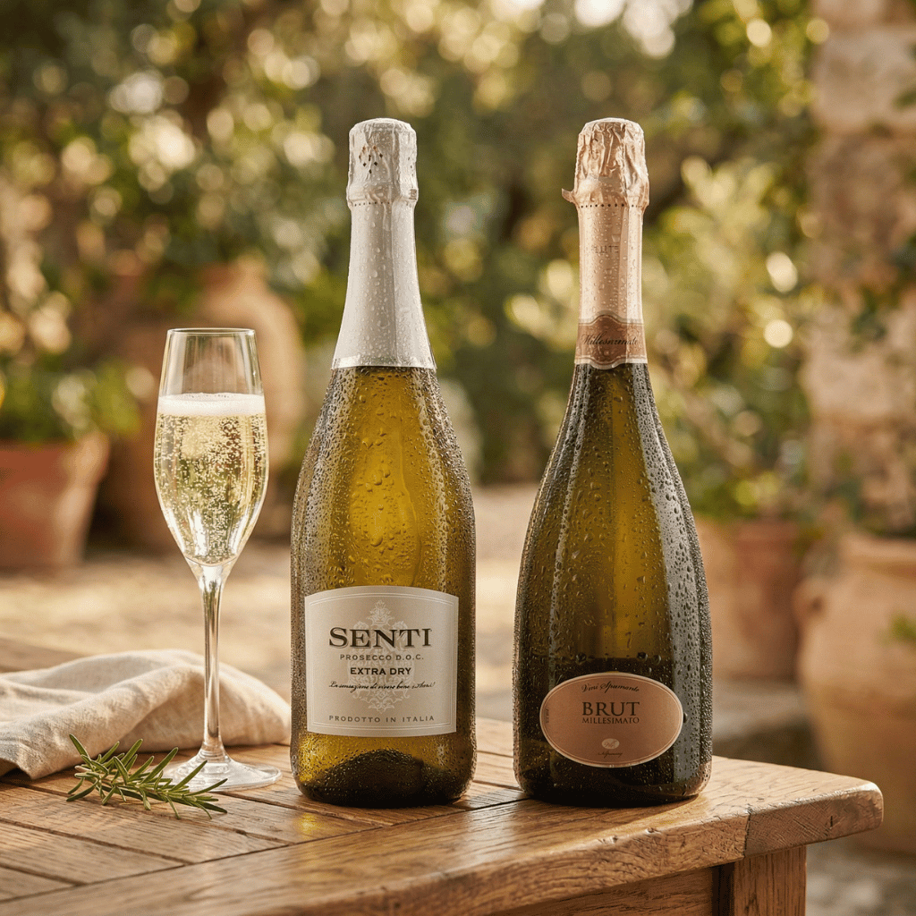 Thumbnail: Two bottles of bubbles Image 1