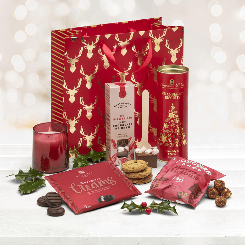 Thumbnail: Red & gold treat selection Image 1