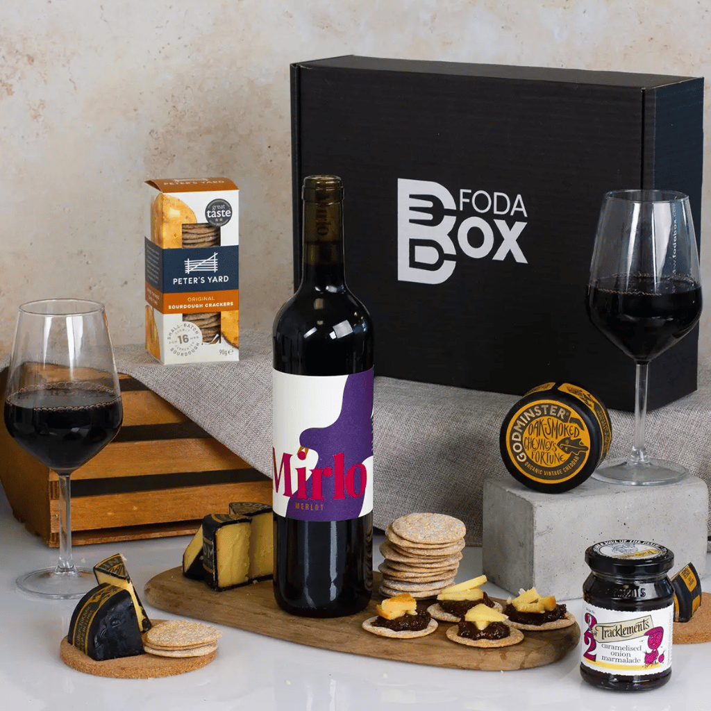 Thumbnail: Wine & cheese feast hamper Image 1