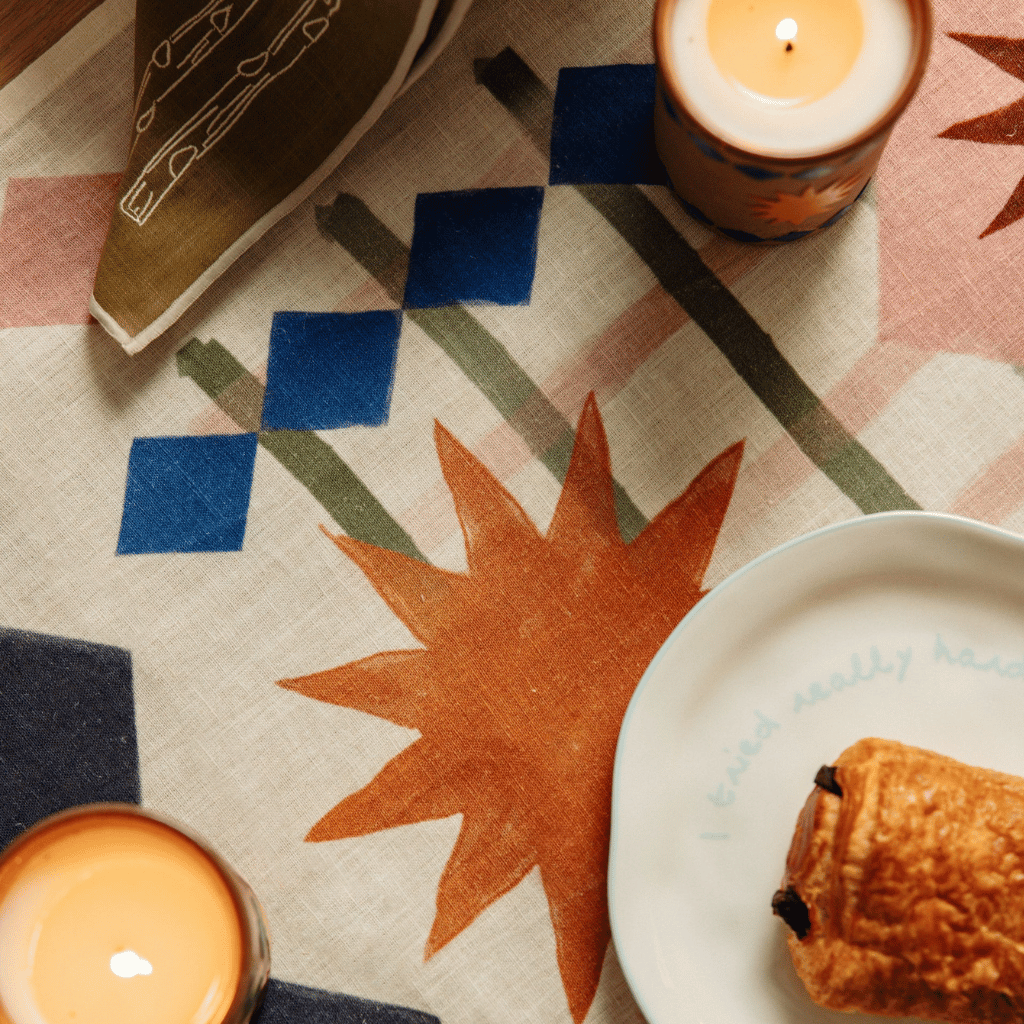 Thumbnail: Illustrated table runner Image 7