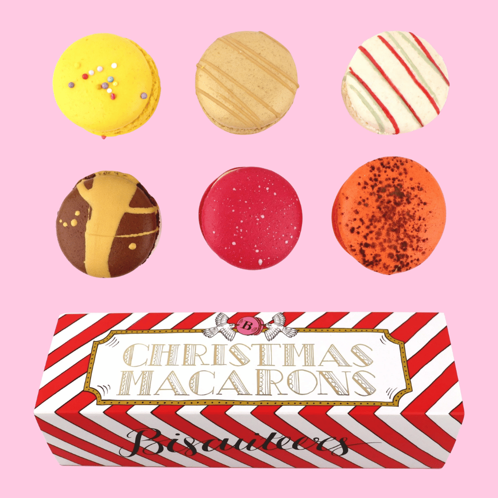 Thumbnail: 6 Festive flavoured macarons Image 3