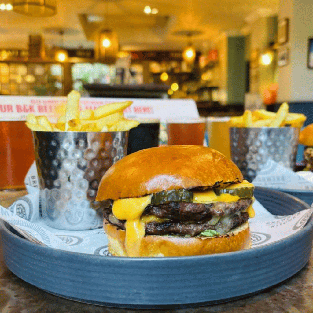 Thumbnail: Brewhouse & Kitchen Beer Tasting and Burger for Two Image 2