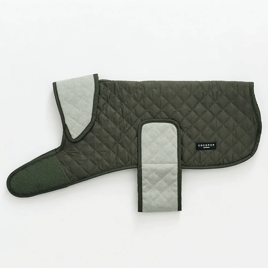 Thumbnail: Quilted dog coat Image 10