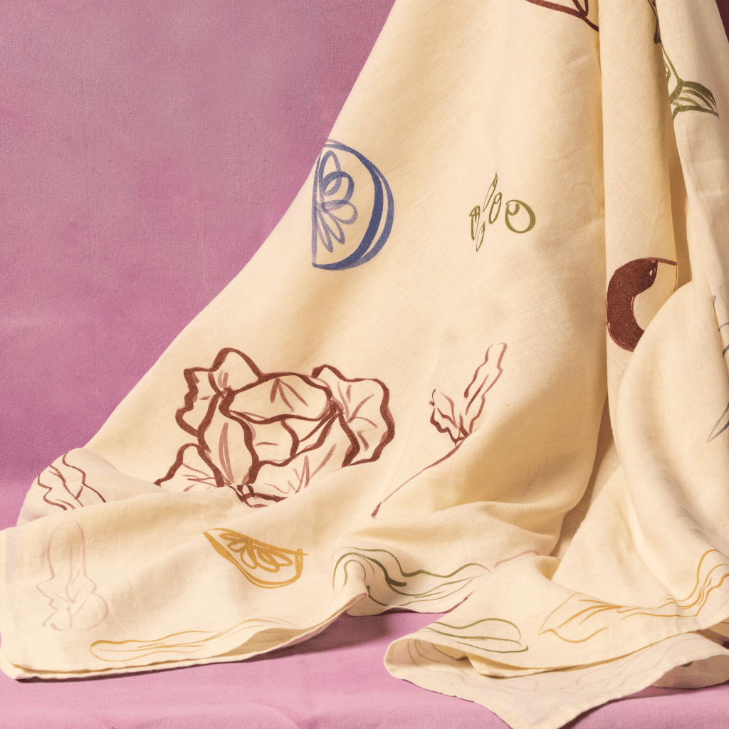 Thumbnail: Illustrated table cloth XL Image 2