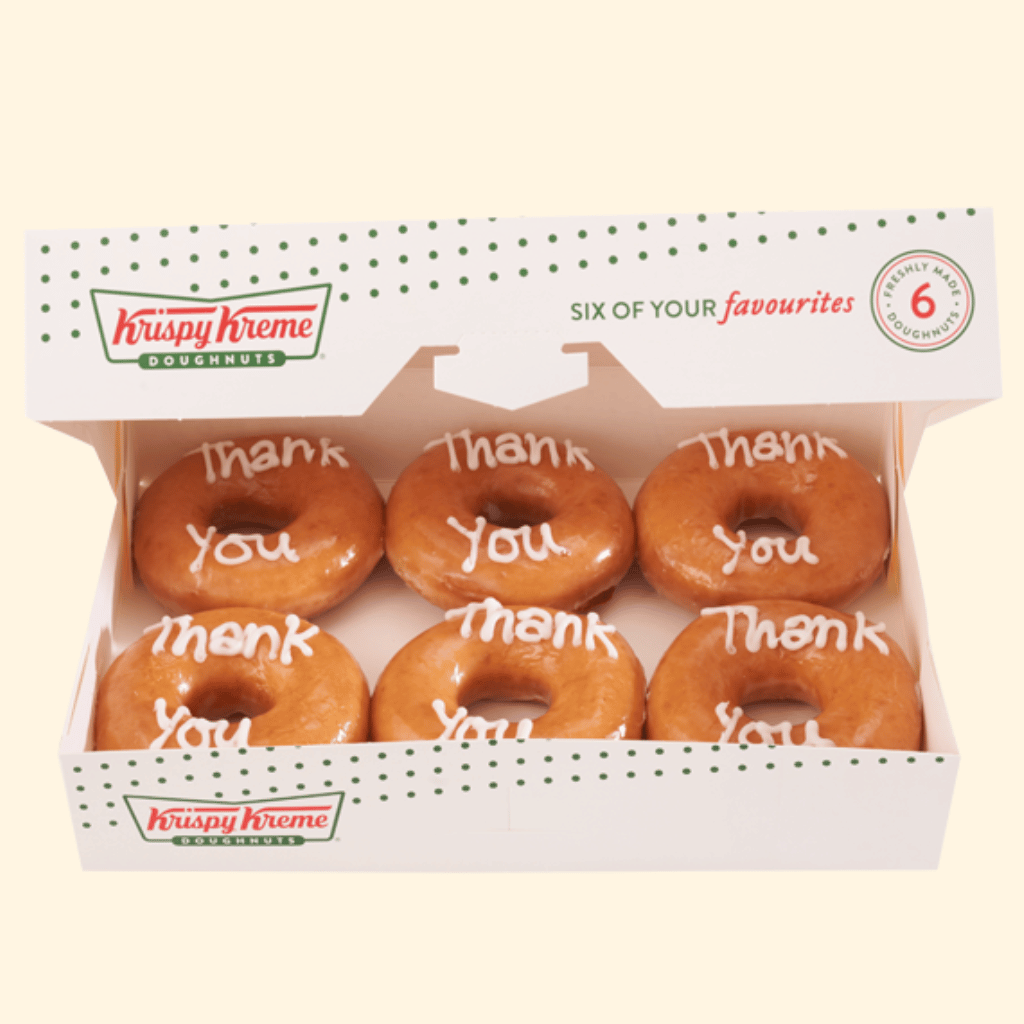 ‘Thank You’ doughnuts | Huggg