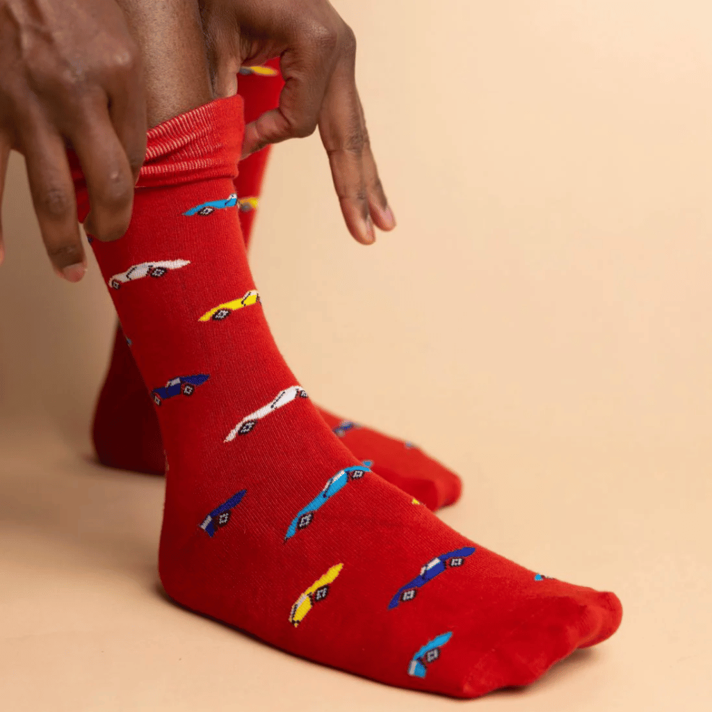 Thumbnail: 4 pairs of men's bamboo socks Image 5