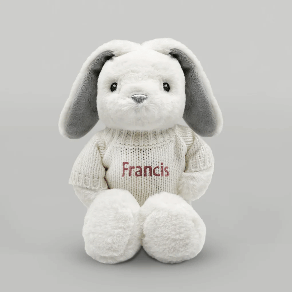 Thumbnail: Little grey bunny hamper Image 4