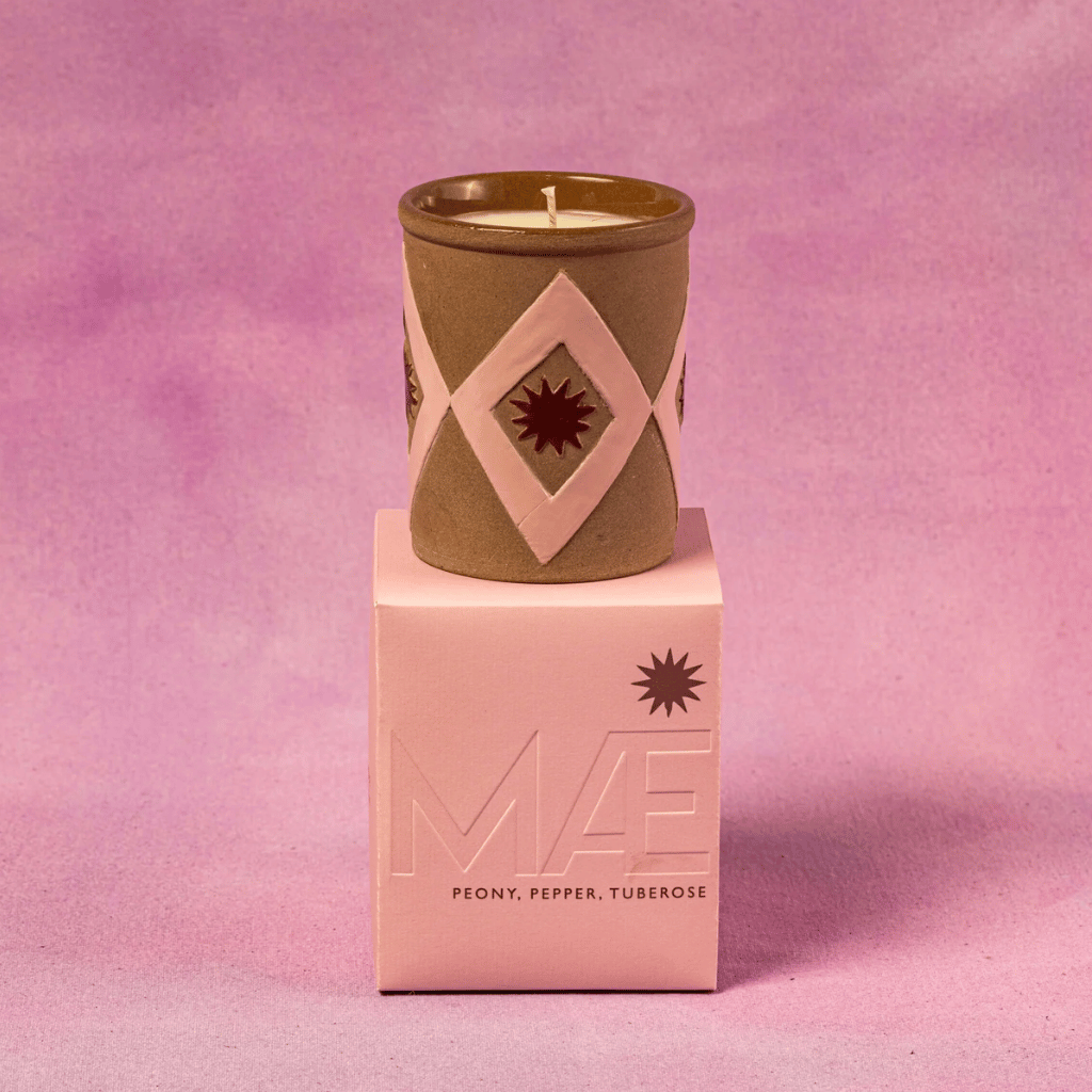 Thumbnail: Hand painted candle Image 8
