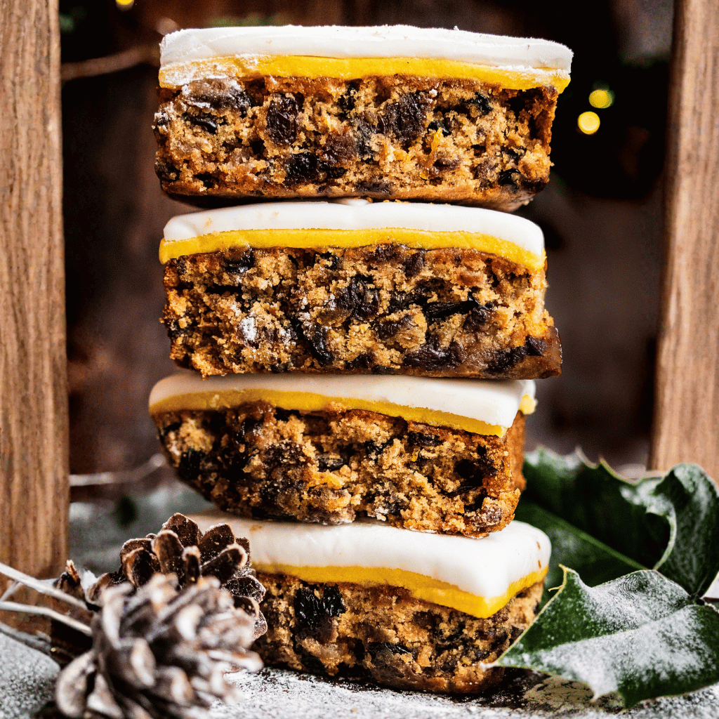 Thumbnail: Box of 4 festive brownies or desserts Image 4