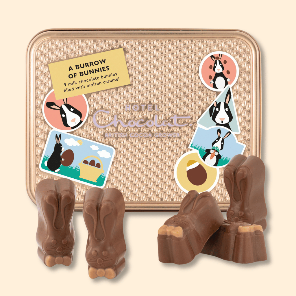Thumbnail: Burrow of bunnies gift tin Image 1