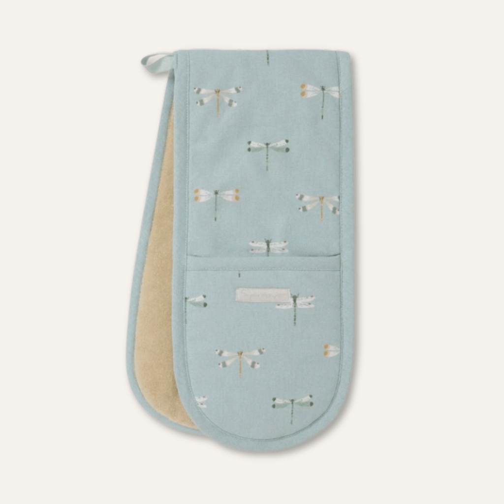 Thumbnail: Dragonfly double oven gloves Image 4