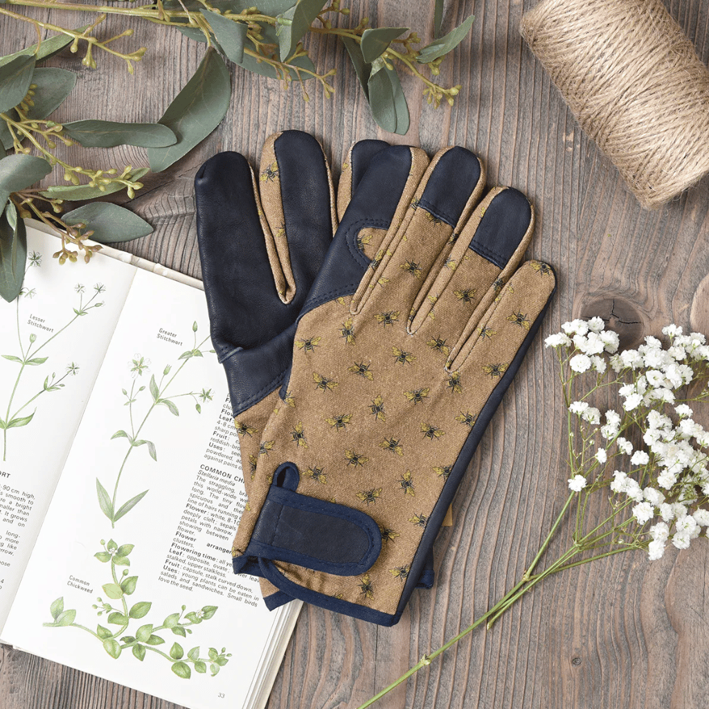 Thumbnail: Bees gardening gloves Image 1