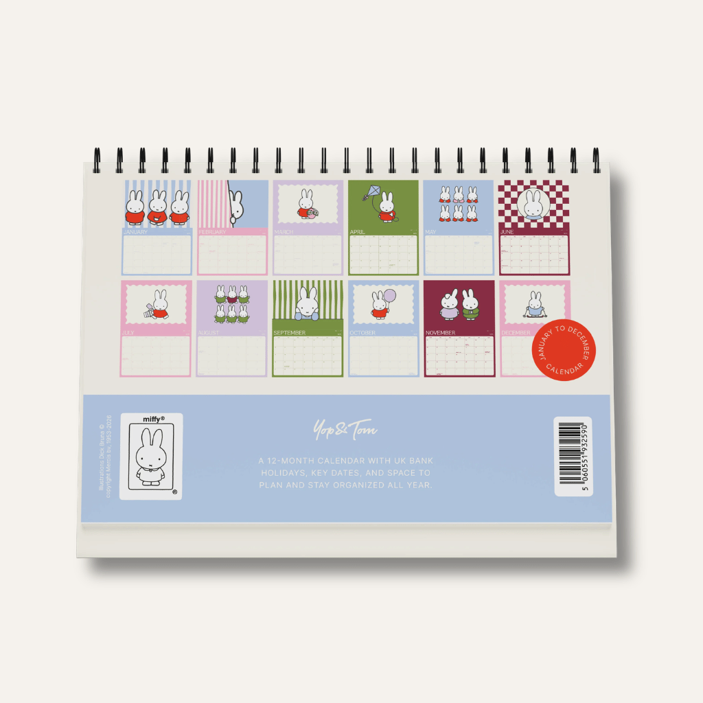 Thumbnail: 2027 Miffy desk calendar Image 5