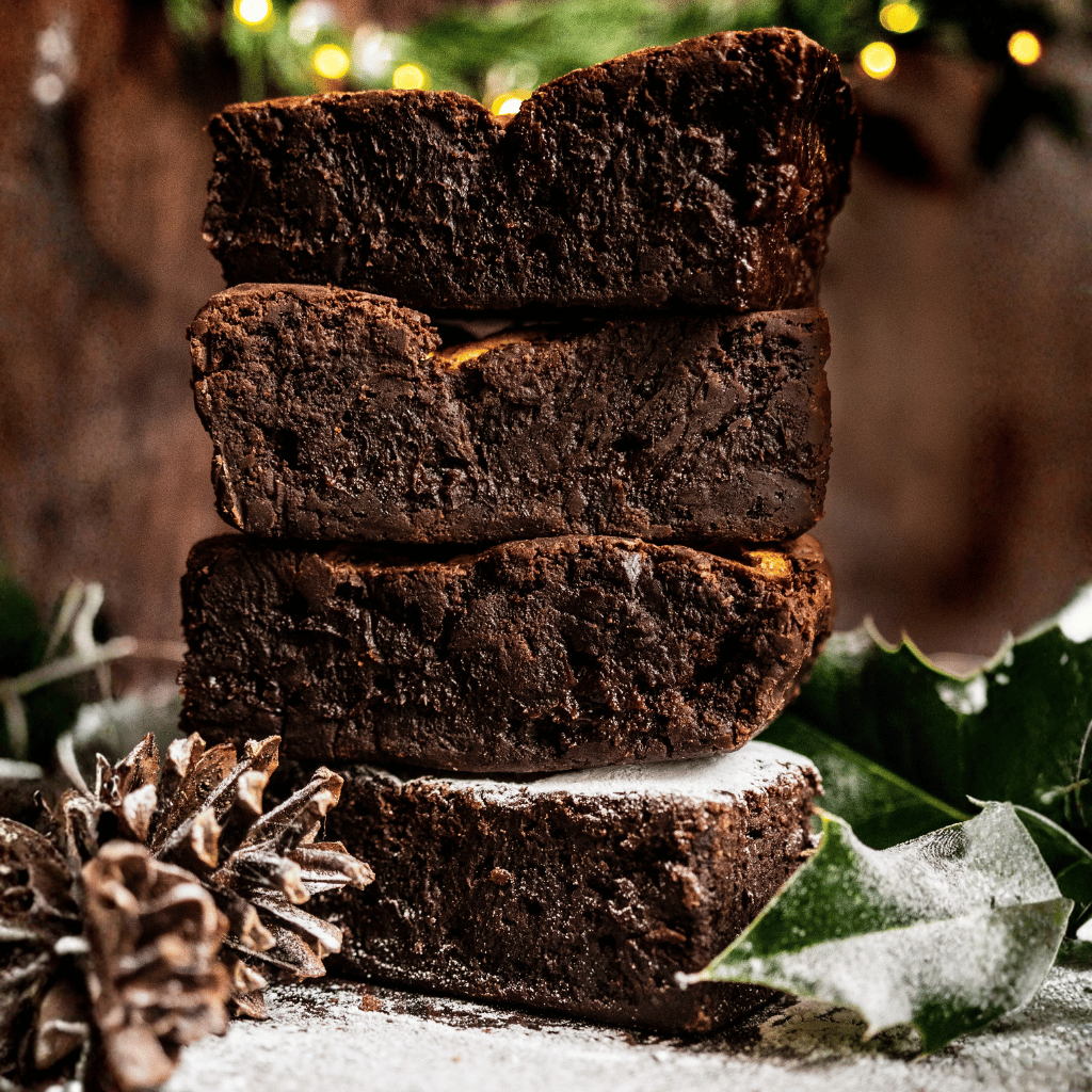 Thumbnail: Box of 4 festive brownies or desserts Image 1