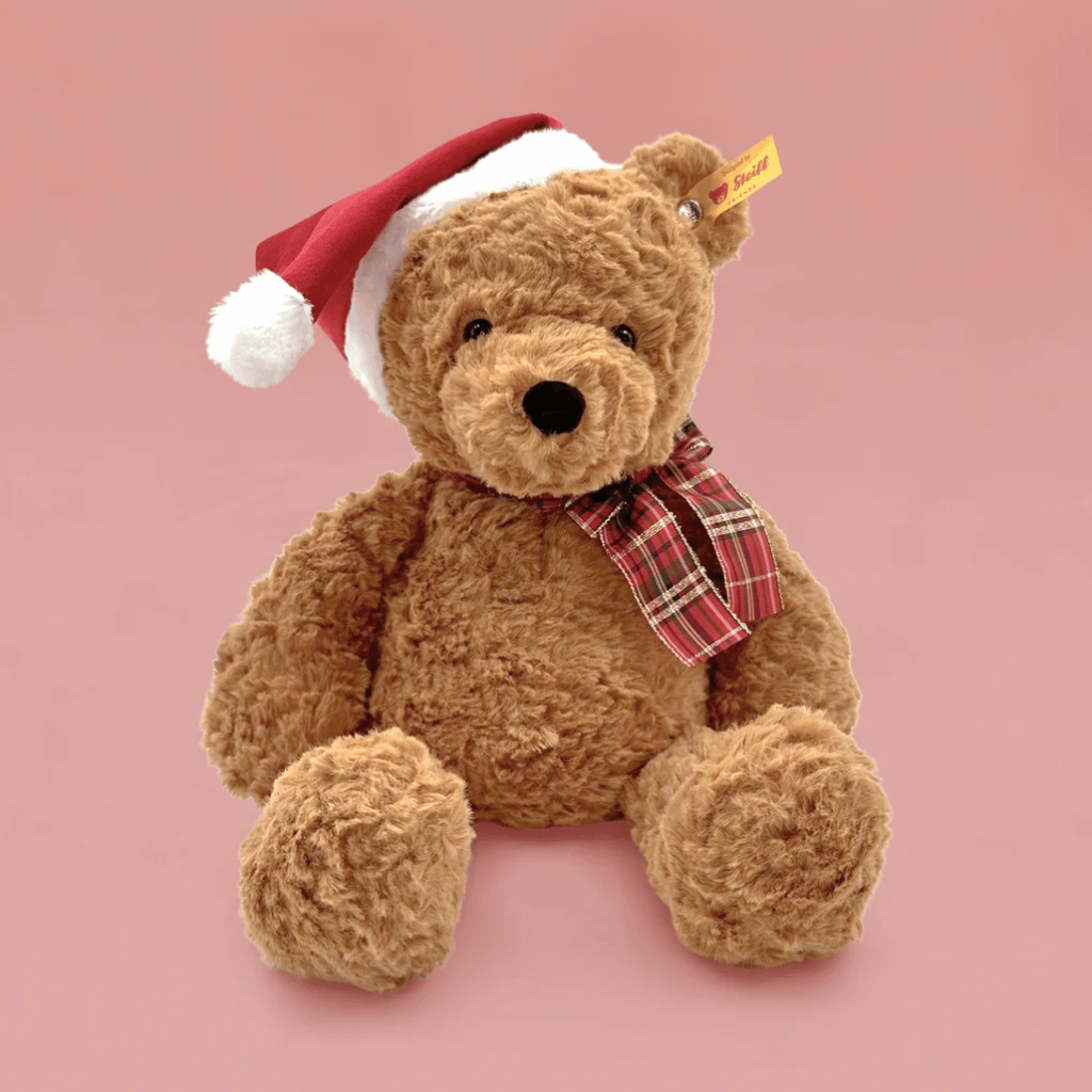 Thumbnail: Steiff Christmas bear & red stocking set Image 2