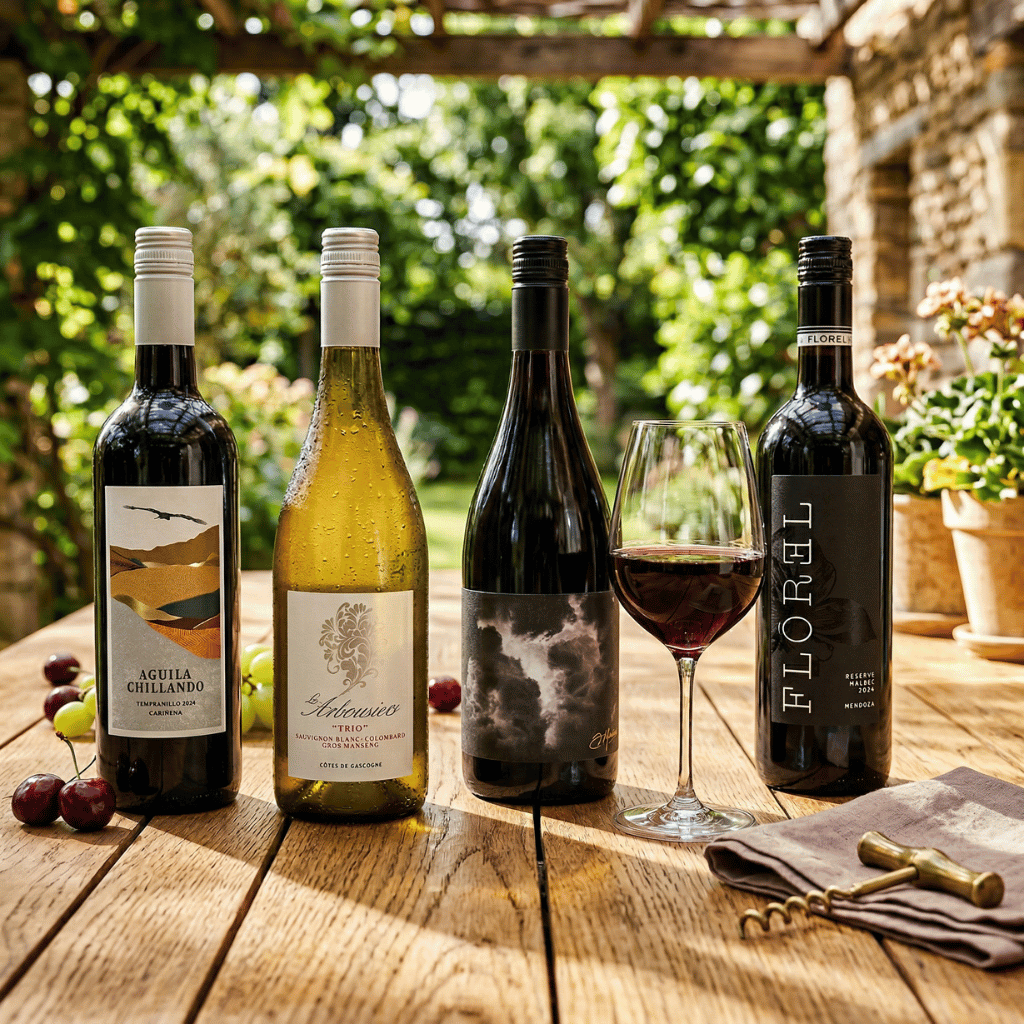 Thumbnail: 4 bottles of wine Image 1