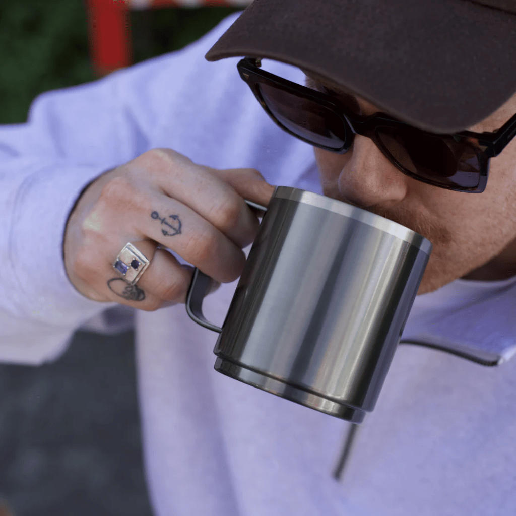 Thumbnail: 12oz Camping mug Image 5