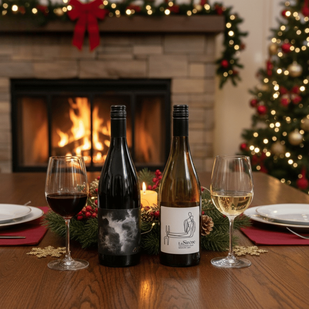 Thumbnail: 2 bottles of wine Image 1