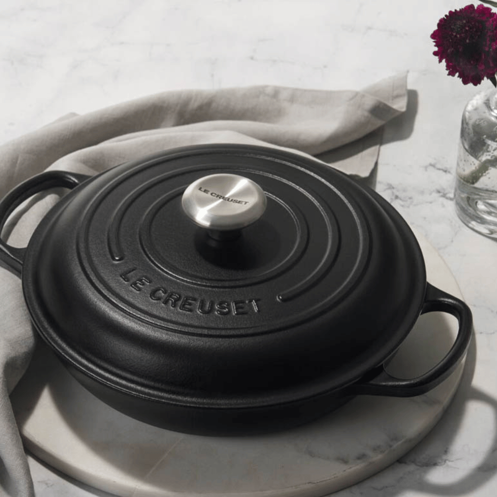 Thumbnail: Cast iron shallow casserole dish Image 4