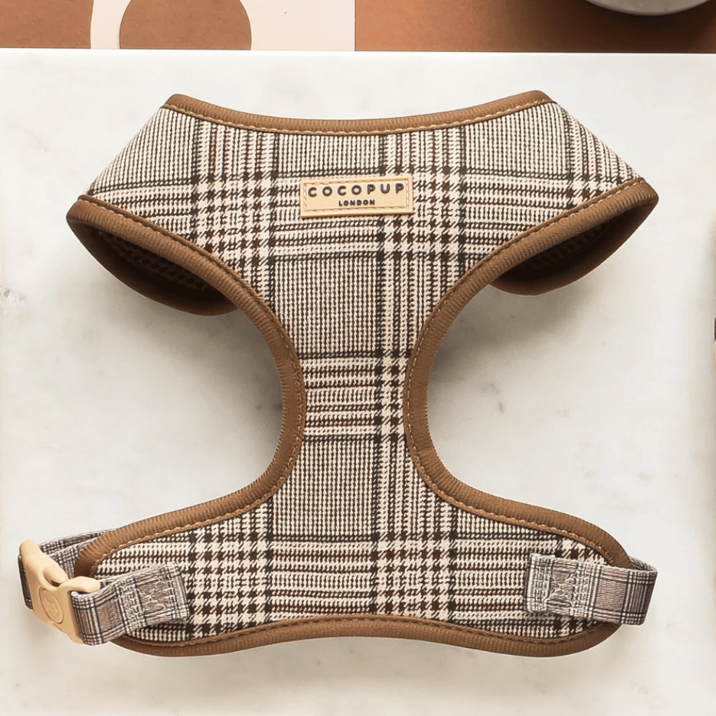 Thumbnail: Plaid dog harness Image 6