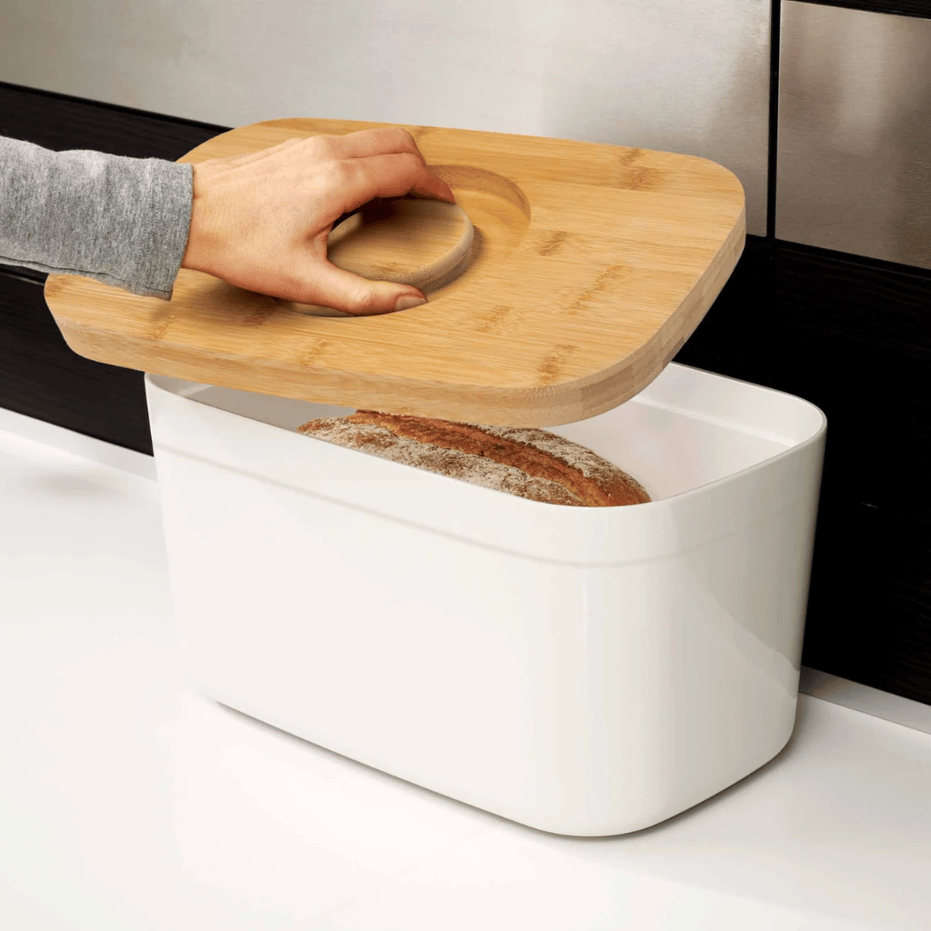 Thumbnail: Bread bin with chopping board lid Image 1
