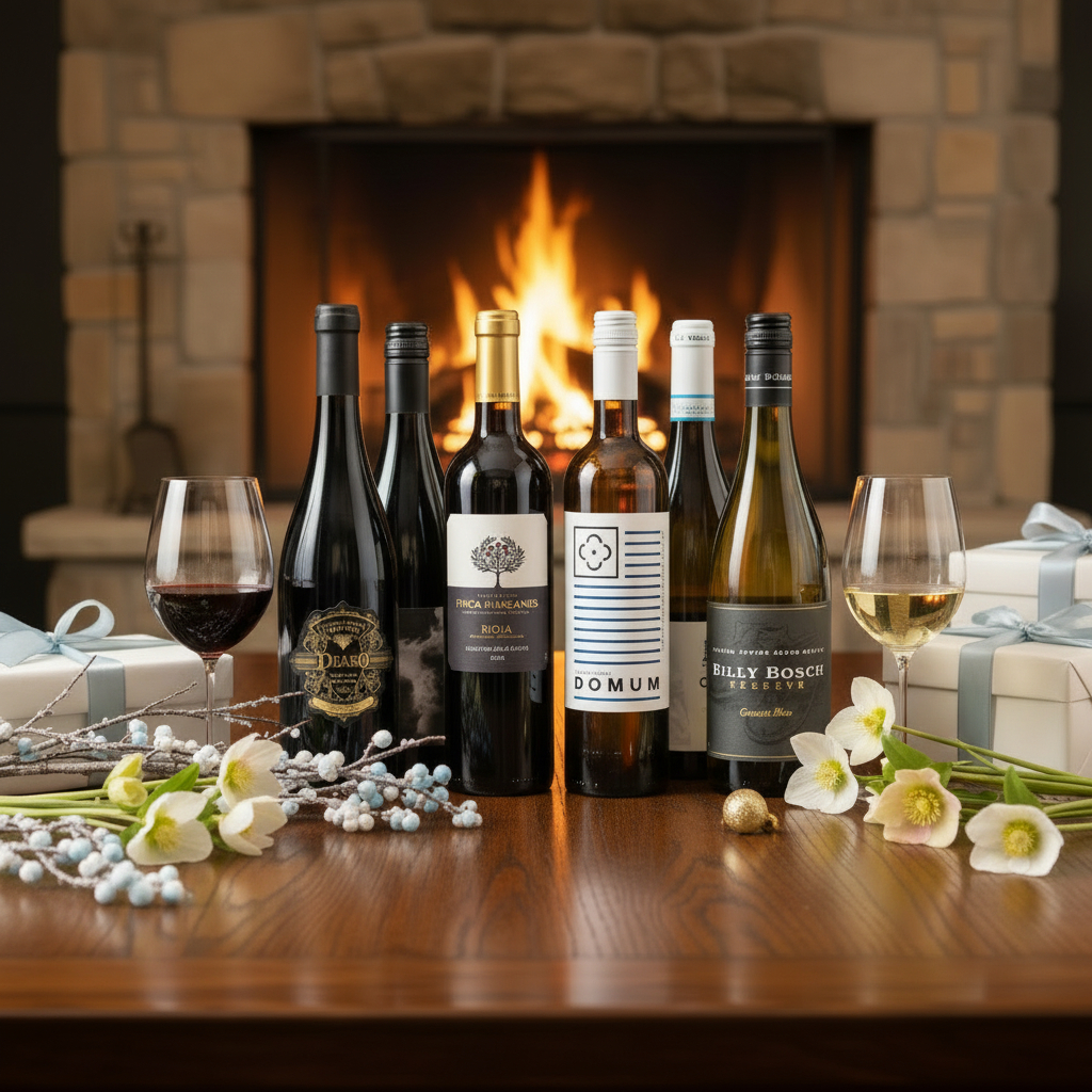 6 premium bottles of wine Image 1