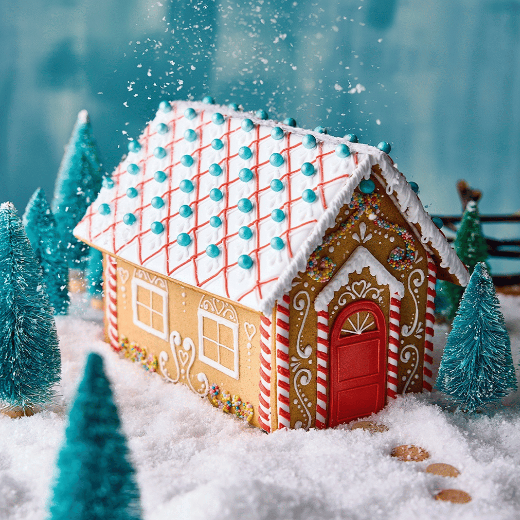 Thumbnail: DIY gingerbread house kit Image 1