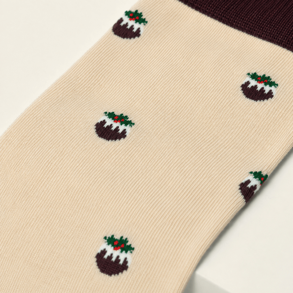 Thumbnail: 1 pair of women's festive bamboo socks Image 8
