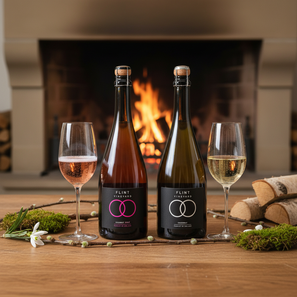 Two premium bottles of English bubbles Image 1