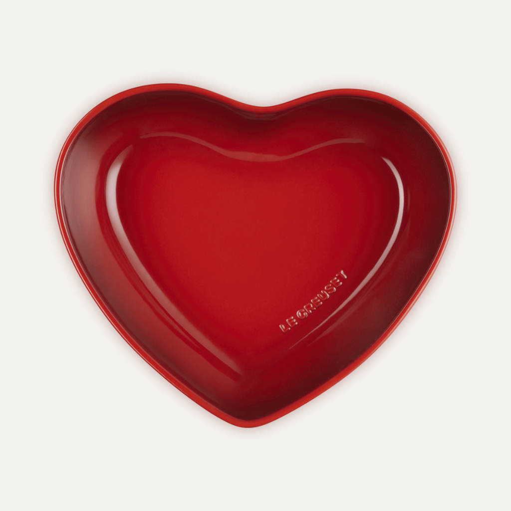 Thumbnail: Stoneware heart serving bowl Image 4