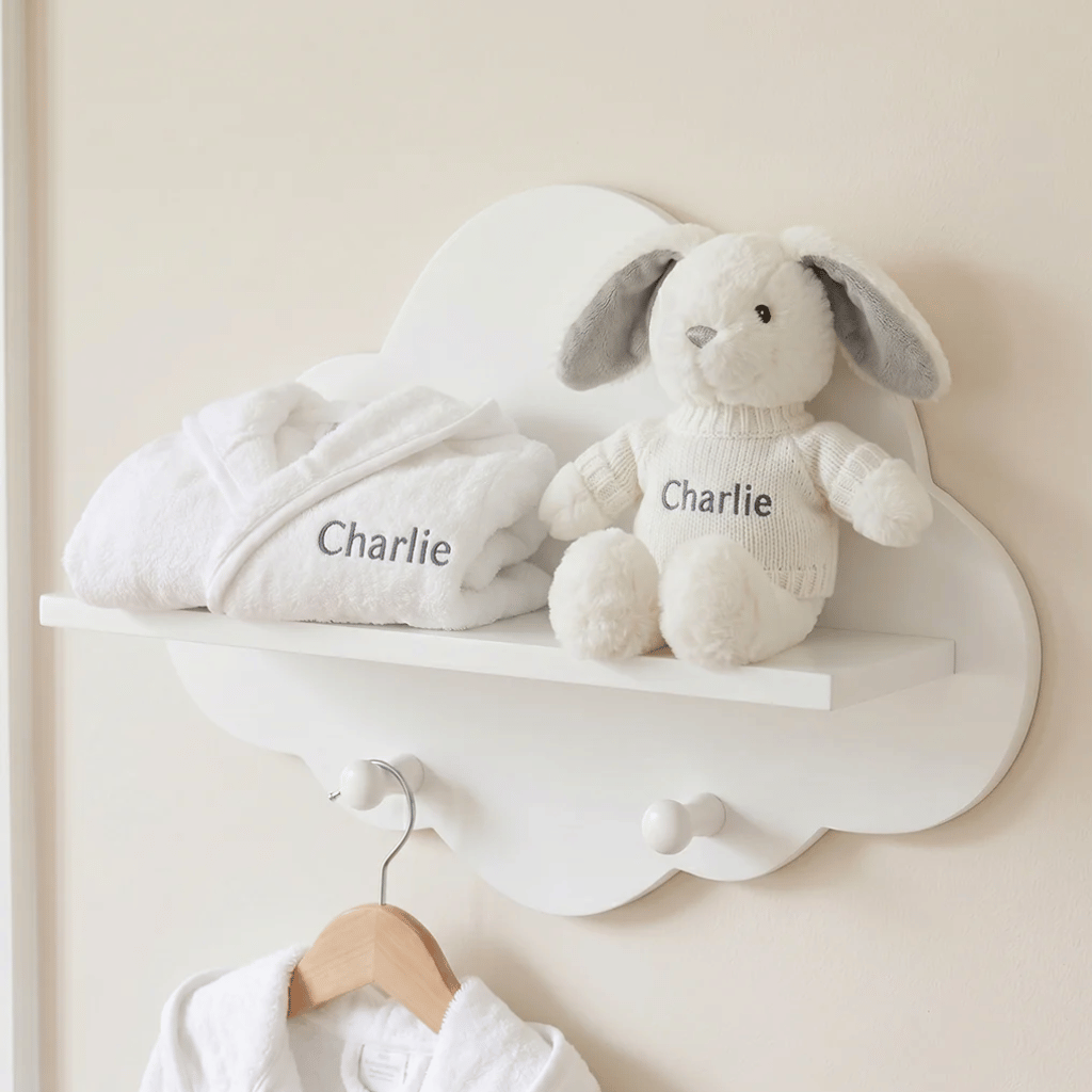 Thumbnail: Bunny & bathrobe hamper Image 2