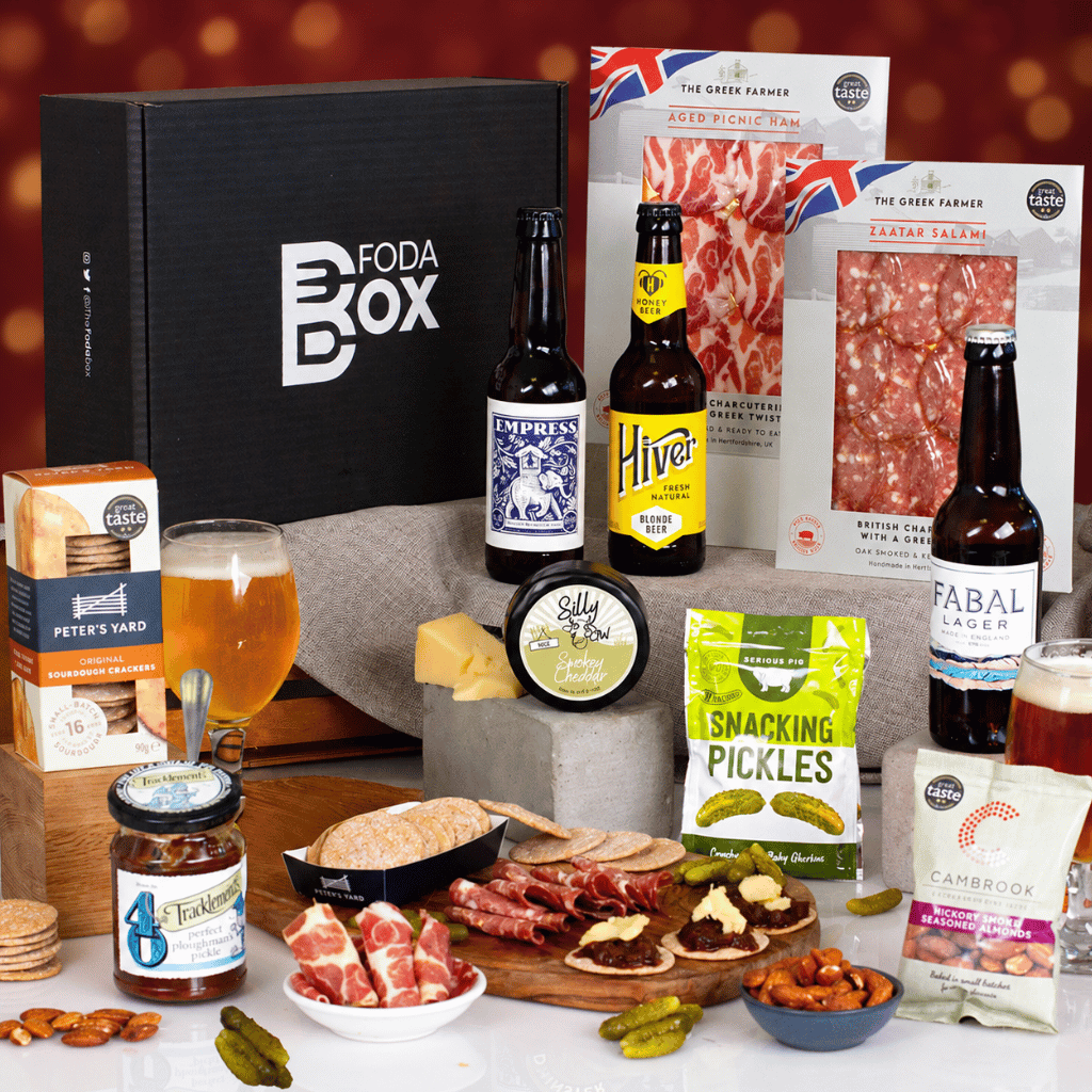 Craft beer, charcuterie & cheese hamper Image 1