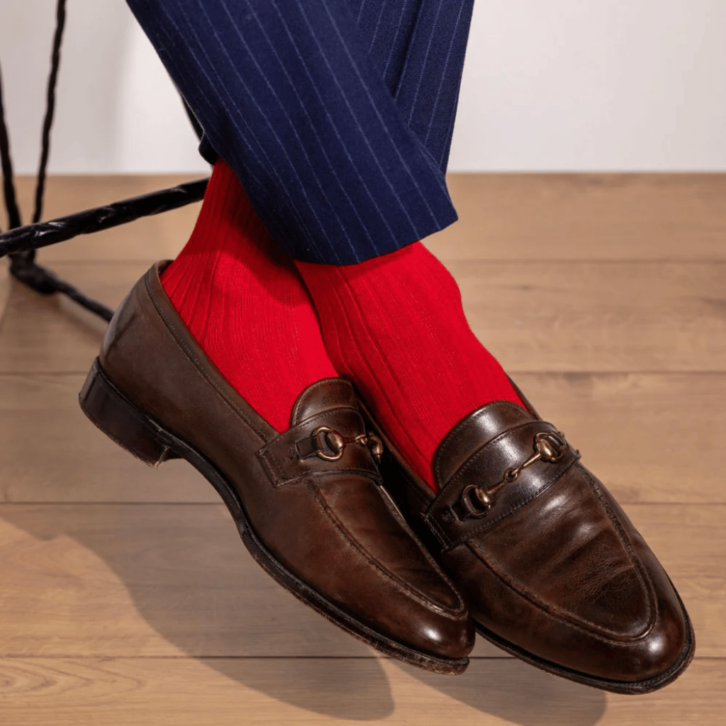 Thumbnail: Pair of men's bamboo socks Image 2