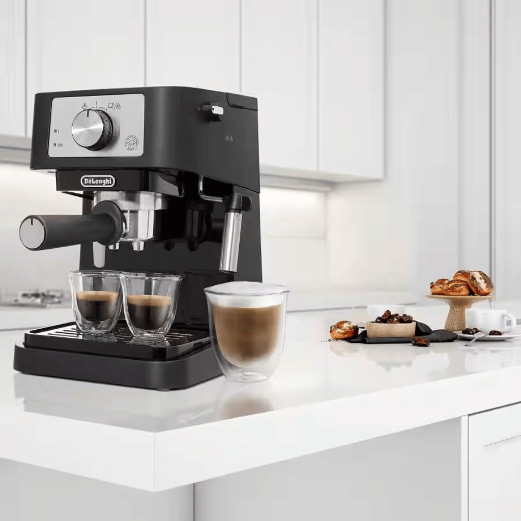 Thumbnail: Traditional espresso coffee machine Image 1