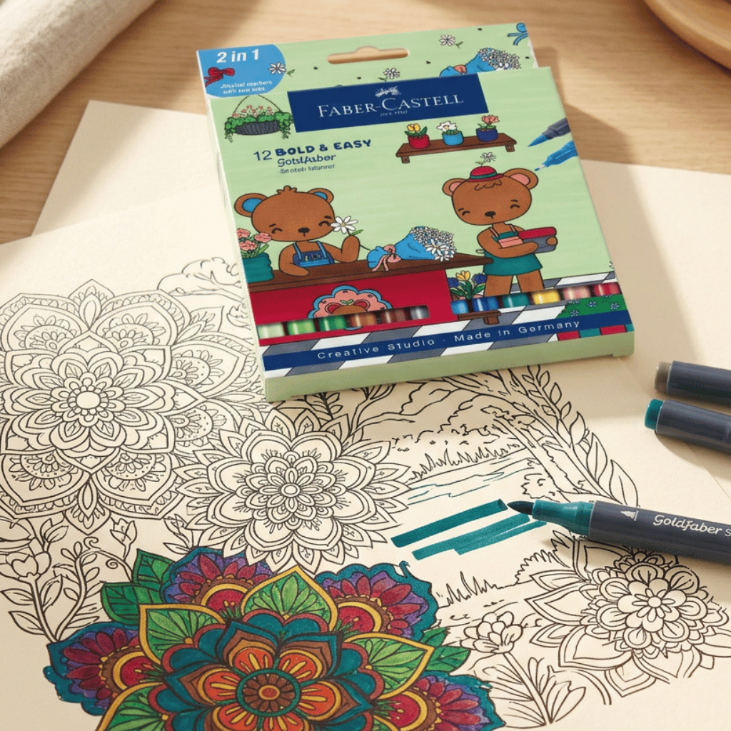 Thumbnail: Colouring markers set Image 1