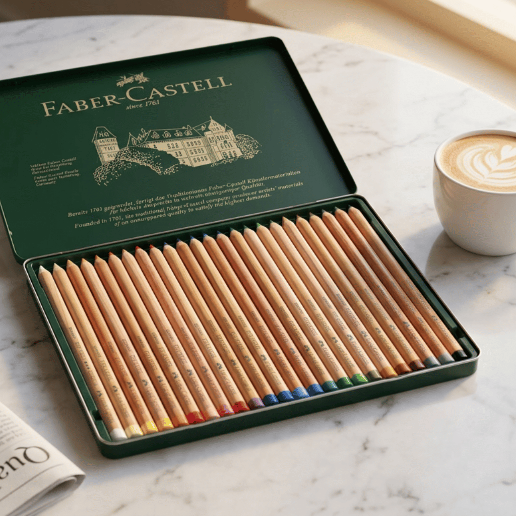 Thumbnail: Set of 24 artist's pencils Image 2